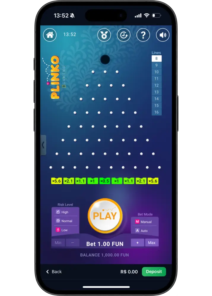 log masuk 1win Plinko